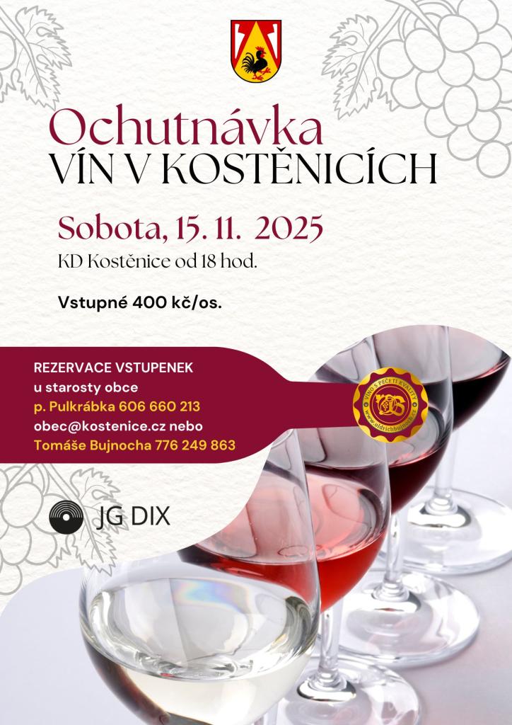 Ochutnávka vín  - pozvánka